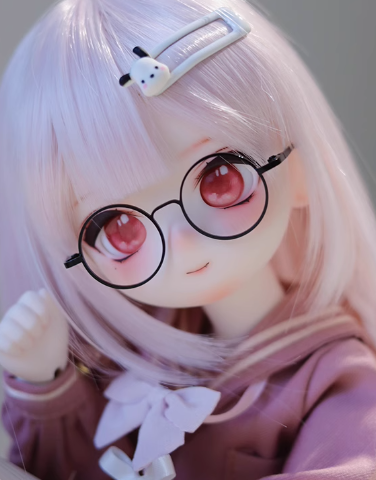 BJD Smiling Bear - Official Female Doll Base Model in SD Figurine- 1/4 Scale