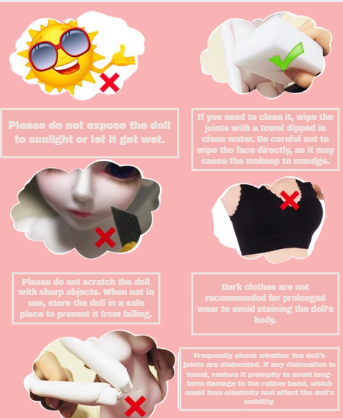 BJD Meow Ji Milk Cat -  Official Open-Mouth Cartoon Style Base Model- 1/4 Scale