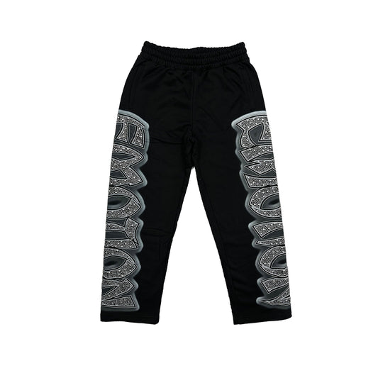‘Midnight’ Rhinestone Sweatpants