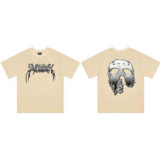 REVENGE Skull Mask Graphic T-Shirt
