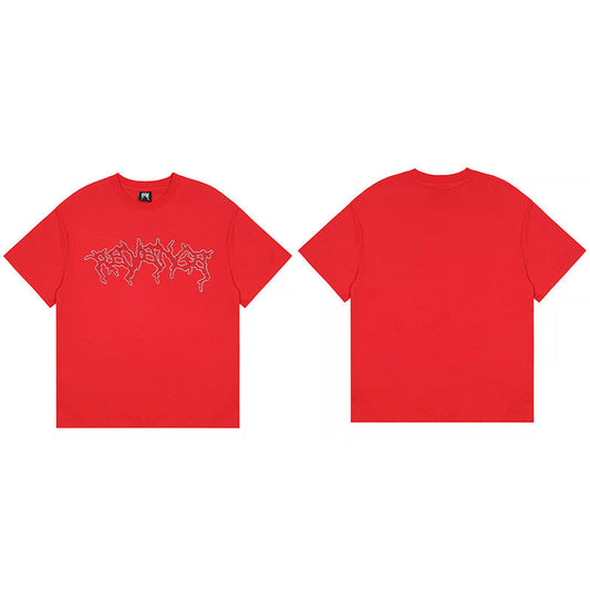 REVENGE Thorn Logo T-Shirt – Red