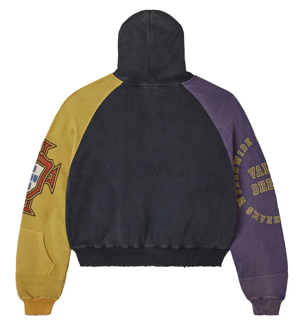 Vale Forever Crest Zip Up Hoodie Black