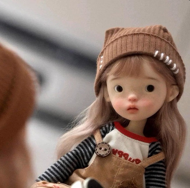 BJD Blue Bean- U1239  Adorable Xiao Bu, SD doll, BJD blank body, resin nude doll with makeup, gift.- 1/6 Scale