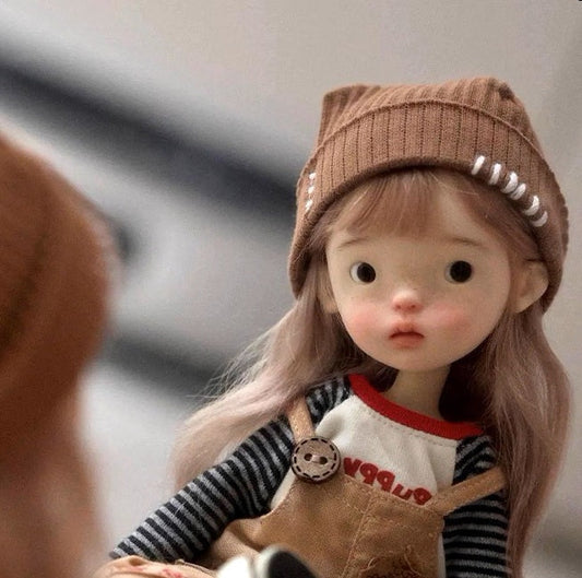 BJD Blue Bean- U1239  Adorable Xiao Bu, SD doll, BJD blank body, resin nude doll with makeup, gift.- 1/6 Scale