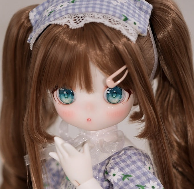 BJD Bear Girl- U1245 Anime-Style , Optional Human Body or Bear Body, BJD blank body, SD doll, BJD figure doll- 1/4 Scale