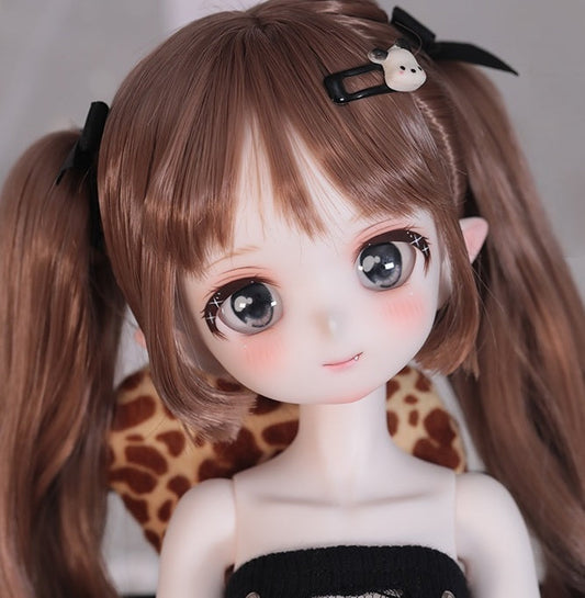 BJD Smiling Bunny Girl- U1227 Authentic Anime Style, blank body, BJD figure, SD doll - 1/4 Scale
