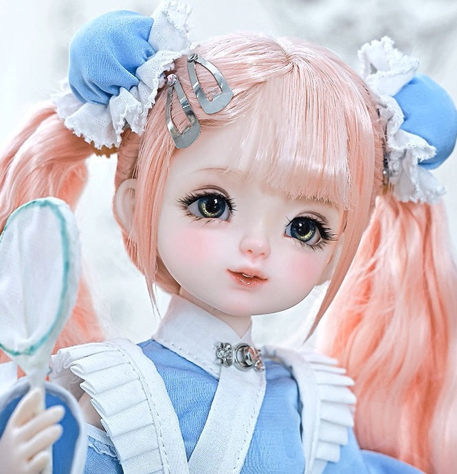 BJD Yenny & Penny - U1265 Original & Authentic BJD Girl Doll – Cute Resin SD-Style Doll with Multiple Poseable Joints- 1/6 Scale
