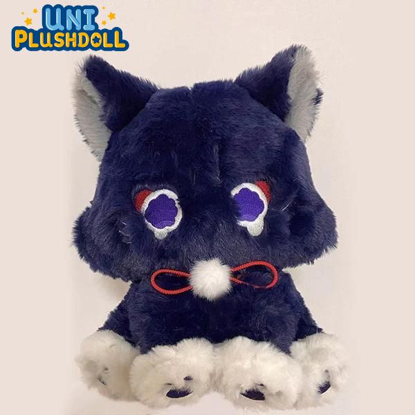 Genshin Handmade Luxury Wanderer Pet Scaramouche Cat Toy Cosplay Mascot Doll Gift, Genshin Scarameow Plushie