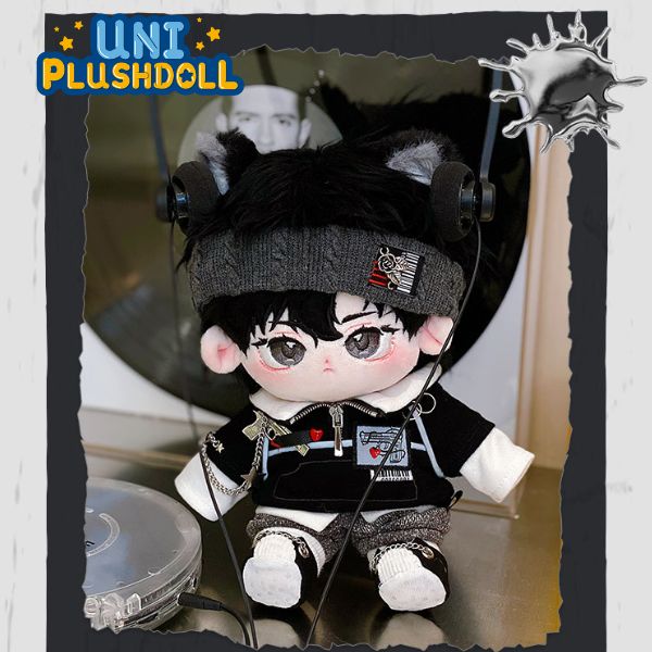 Uni Plush Doll Dark Night Single 20cm Plush Cotton Doll Clothes