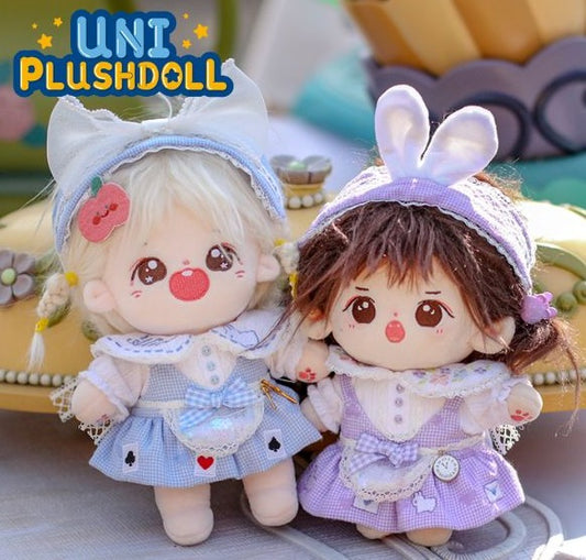 Uni Plush Doll Alice Cute Dress Set 20cm Plush Cotton Doll Clothes