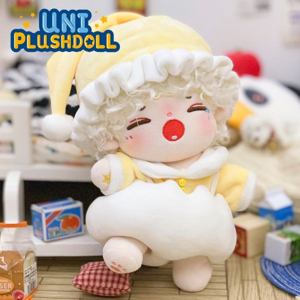 Uni Plush Doll Baby Clothes Nightcap Set 20cm Plush Cotton Doll Clothes