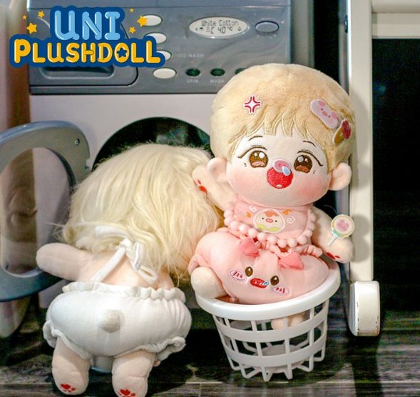 Uni Plush Doll Butt Kick Bread Pants Saliva Towel 20cm Plush Cotton Doll Clothes