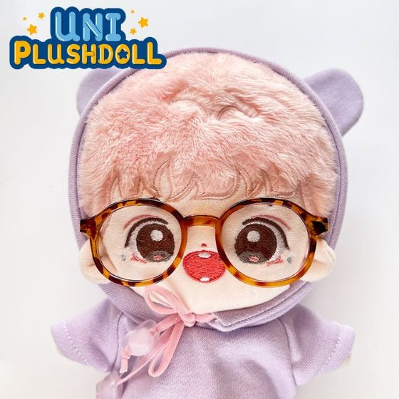 Uni Plush Doll Color Gradient Sunglasses 20cm Plush Cotton Doll Clothes