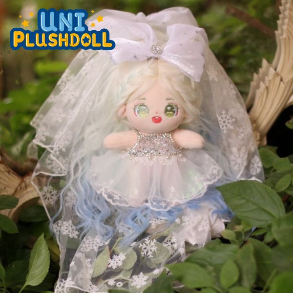 Uni Plush Doll Women's Freya Dress Wedding Dress Suit 20cm Plush Cotton Doll Clothes